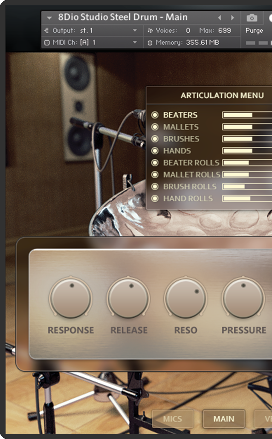 Studio Steel Drum