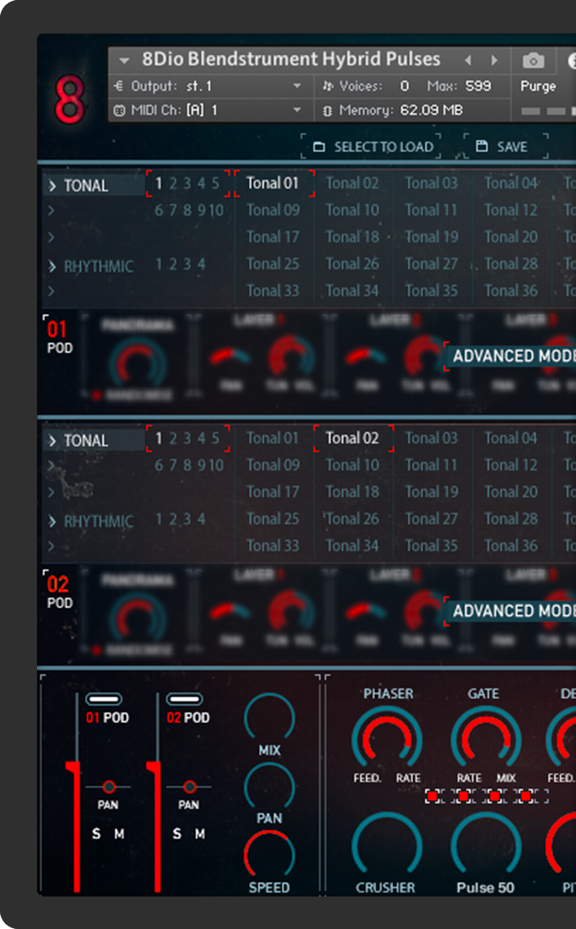 Blendstrument Hybrid Pulses