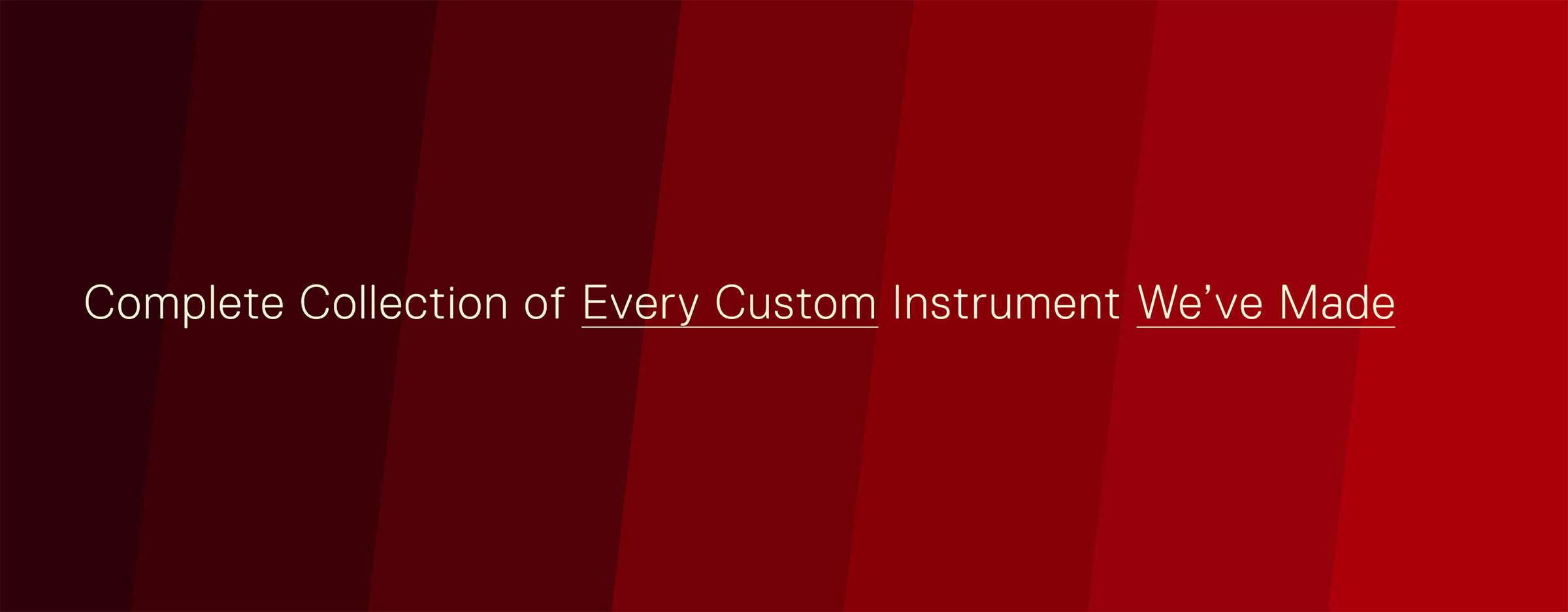 collection banner