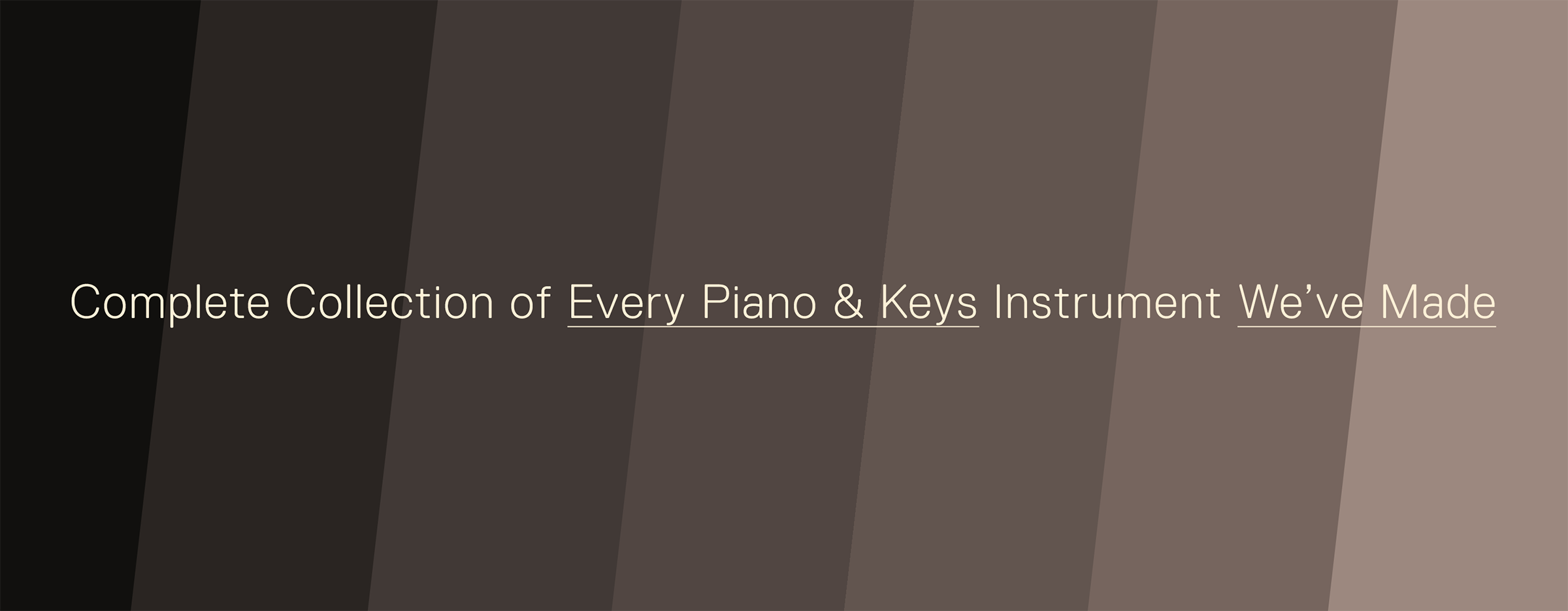 collection banner